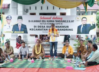 Wakil Bupati Asahan Dampingi Ketua Komisi II DPR RI Silaturrahmi Di Desa Suka Makmur