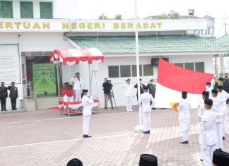 Pemkab Sergai Gelar Upacara HUT RI ke-77 dan Silaturahmi dengan Veteran