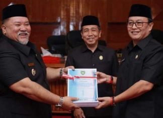 Gelar Paripurna, DPRD BS Sampaikan Penjelasan Bupati Terhadap Raperda Pertanggungjawaban Pelaksanaan APBD TA 2021