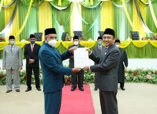 Pelantikan PAW Drs. Basing Ado Resmi Menjadi Anggota DPRD Kabupaten Kepahiang