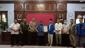Pergerakan Mahasiswa Islam Indonesia (PMII) Audensi Bersama Forkopimda Batang Menolak kenaikan BBM