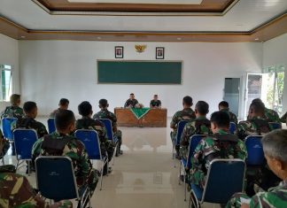 Dandim 0736/Batang Ambil Langsung Jam Komandan