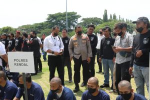 Dalam Waktu 20 Hari Polres Kendal Ungkap Kasus Curanmor dan Amankan 7 Tersangka