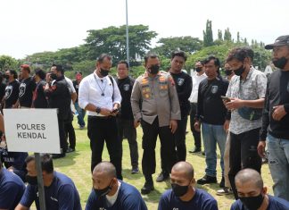 Dalam Waktu 20 Hari Polres Kendal Ungkap Kasus Curanmor dan Amankan 7 Tersangka