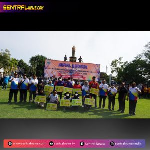 PJ Bupati Batang Pimpin Apel Dalam Rangka Hari Olahraga Nasional Ke 39