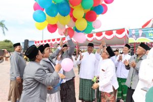 Hadiri Upacara HSN 2022, Kapolres Demak Ajak Santri Menjaga NKRI