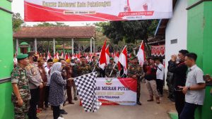 Pejabat Bupati Batang Lepas Start Kirab Merah Putih Warungasem