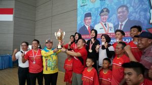 Gubernur Rohidin Beri Apresiasi Tenis Meja Bengkulu