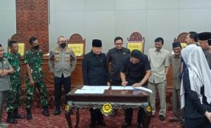 DPRD Provinsi Bengkulu Gelar Paripurna Penandatanganan Nota Kesepakatan Bersama KUA dan PPAS APBD