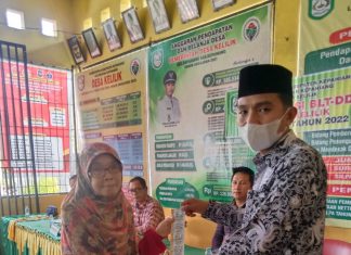 Pemdes Kelilik Salurkan BLT-DD Tahap IV Tahun 2022
