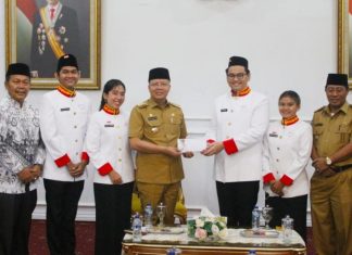 4 Pelajar GBN Bengkulu 2022 Wakili Provinsi Bengkulu Resmi Dilepas Jalani Karantina GBN Nasional