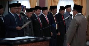 Pelantikan 45 Pejabat Eselon Lingkup Pemkot, Kepala BPKAD Dijabat Yudi Susanda