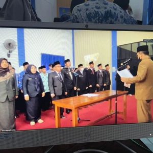 Pejabat Administrator, Pengawas dan Sub Koordinator BPKAD Kota Bengkulu Dilantik