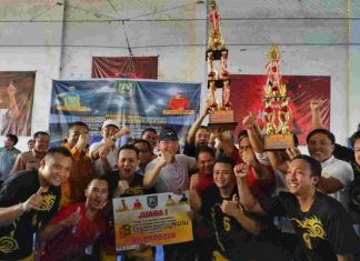 Dinas Dikbud Provinsi Bengkulu Menangkan Futsa Tournament Competition Antar OPD Lingkup Pemprov Bengkulu