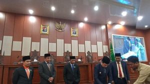 Gelar Paripurna, DPRD Kota Bengkulu Tandatangani Nota Kesepakatan APBD-P Ta. 2022