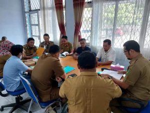 Tim Bidang Aset BPKAD Gelar Rapat Bersama Tim Verifikasi Dinas Perkimtan Kota Bengkulu