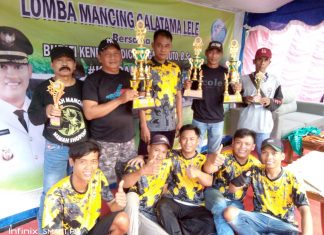 Selamat para Sang Juara dalam Event lomba mancing Galatama Lele Kendal Handal KA