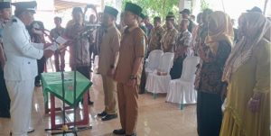 Desa Tanjung Kertosono, Lantik 2 Pejabat Baru Di Pemerintahan Desa