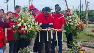 Kang Marhaen Lounching Taman Nyawiji Sebagai Hadiah Kabupaten Nganjuk di Tahun 2023