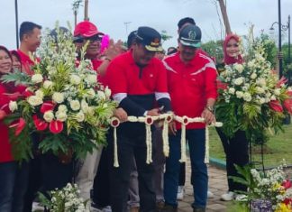 Kang Marhaen Lounching Taman Nyawiji Sebagai Hadiah Kabupaten Nganjuk di Tahun 2023