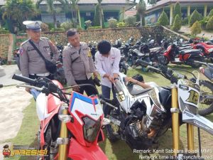 Polsek Mukomuko Selatan Razia Knalpot Racing Di Sekolah