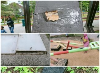Taman Nyawiji Baru Sehari di Resmikan Sudah Banyak Fasilitas Yang Rusak