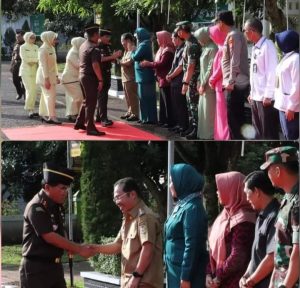 Kejari Mukomuko Sambut Kedatangan Rombongan Kejati Bengkulu