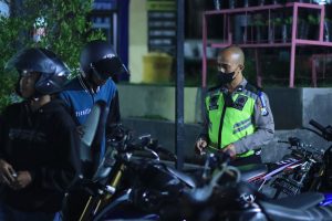 Razia Balap Liar, Polres Blitar Kota Amankan 19 Motor Knalpot Brong Dan Minuman Keras