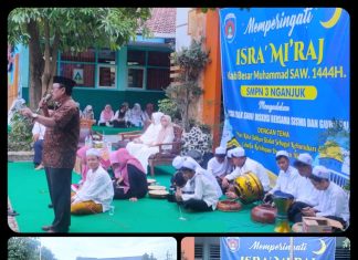 SMPN 3 Nganjuk Peringati Isra dan Mi’raj Nabi Muhammad SAW 1444 Hijriyah