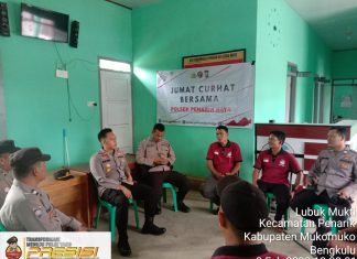 ‘Jumat Curhat’ Sederet Pesan Kapolsek Penarik Raya Kepada Masyarakat