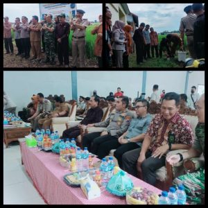 Pemasangan Patok Batas Bidang Tanah Serentak Secara Virtual Oleh Forkopimda Kabupaten Nganjuk