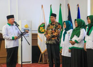 Pengukuhan KBLB, Gubernur Rohidin Mersyah Berharap Agar Terus Perkuat Harmonisasi dan Jaga Marwah Daerah