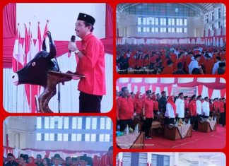 Ketua DPRD Tatit Heru Tjahjono, Kita Tumbuhkan Semangat Patriotisme Pemilu 2024 Dalam Rapat Konsolidasi Akbar PDIP Dapil VIII se- Jawa Timur