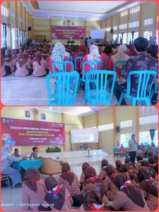 Kadis Dukcapil Nganjuk Gatut Sugiarto Gandeng Plt Bupati Nganjuk Sukseskan Penyerahan KTP-el Dan KIA Di SMAN 2 Nganjuk