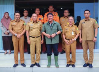 Pj Bupati Muba Hingga Gubernur Sumsel Turun ke Lapangan, Pantau Dampak Banjir di Muara Kelingi