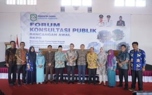 Forum Konsultasi Publik Rancangan Awal RKPD, Wabup Kepahiang Buka Langsung Kegiatan