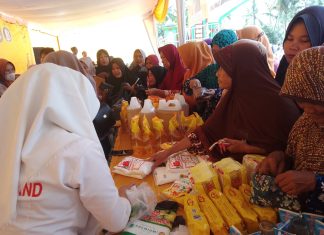 Kembali Diserbu, Masyarakat Bengkulu Utara Berbondong- Bondong Belanja Di Pasar Murah