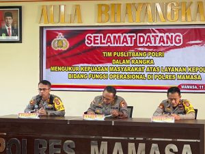 Puslitbang Polri Lakukan Penelitian Untuk Mengukur Kinerja Polri di Polres Mamasa