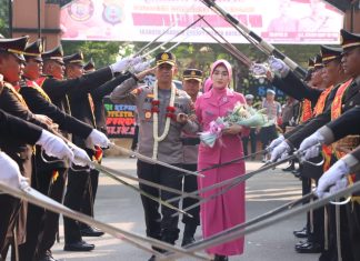 Penyambutan Kapolres Sergai Baru Berlangsung Sukses