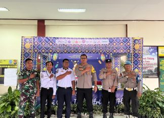 Kapolresta Mamuju Cek Pos Yan Ops Ketupat Bandara Tampa Padang, Guna Keamanan Arus Mudik Balik 2023