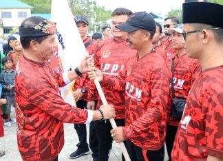 Ikuti Jalan Santai dan Pelantikan IPPM, Gubernur Ingatkan Jaga Toleransi