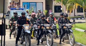 Jelang Pilkades, Polres Mamasa Laksanakan Pergelaran Kekuatan Melalui Show Off Force