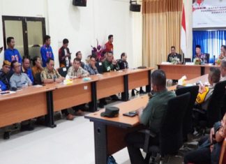 RAKOR: Bupati dan Forkopimda Bahas Persoalan Penanganan Dampak Sosial Kemasyarakat Pembangunan Puspem