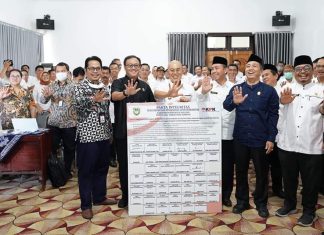 Ketua dan Wakil Ketua DPRD Ikuti Monitoring Center For Prevention Bersama KPK
