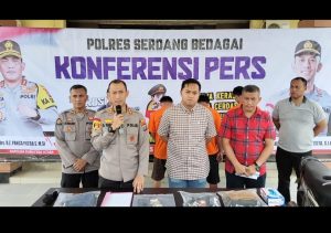 Ungkap Kasus Curat, Polres Sergai Amankan 3 Orang Pelaku