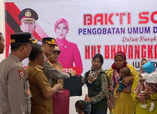 Polres Sergai Gelar BAKSOS di Desa Nagur Tanjung Beringin