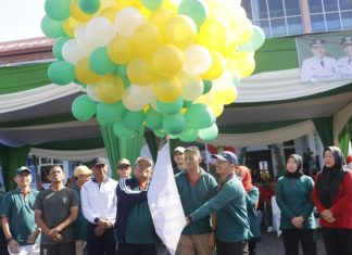 Louncing Tahapan HUT Seluma ke 20 Dimulai Dengan Pelepasan Balon Oleh Erwin Octavian