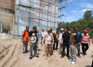 Walikota Tinjau Langsung Pekerjaan Proyek Pembangunan Tarakan