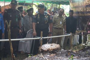 Peresmian Penggunaan Air Bersih Program TNI AD Manunggal Air