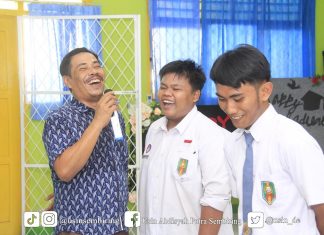 Usin Sembiring Sosialisasi Program ASKI Goes To School di SMA 4 Muhammadiyah Kota Bengkulu